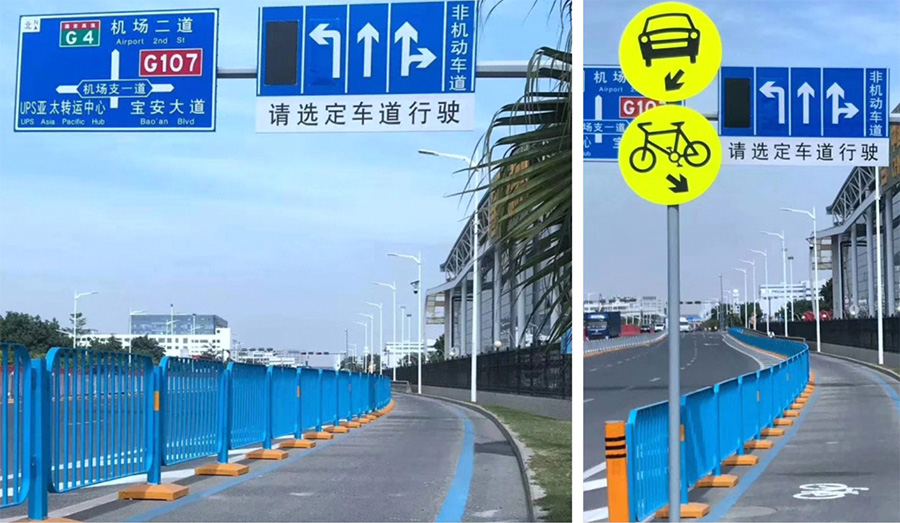 2016B款路中港式護欄900mm高（深標2）